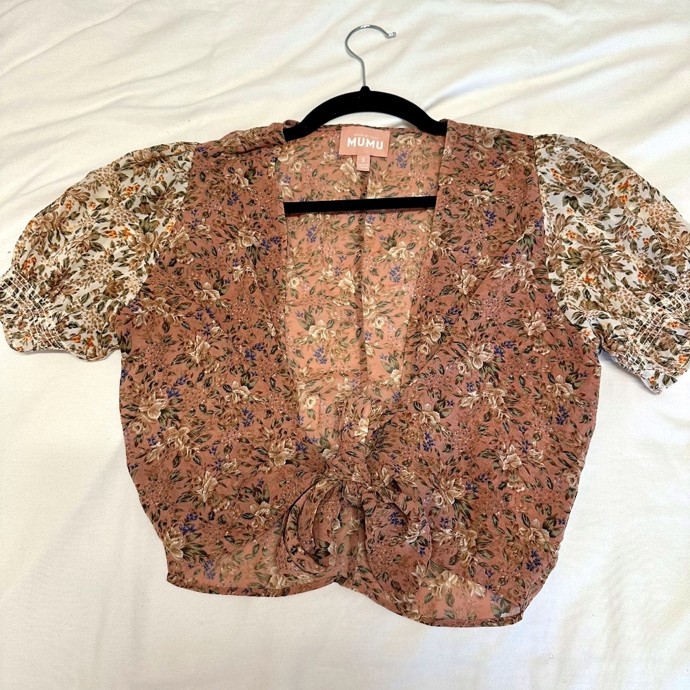 Show Me Your MuMu Kimmy Tie Top